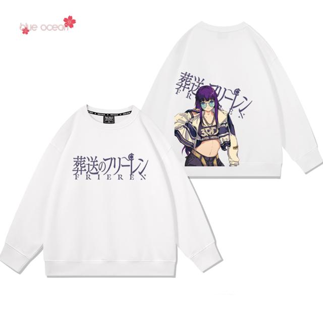 葬送のフリーレン 長袖 アニメ Tシャツ コットン トップス 上着 秋冬服